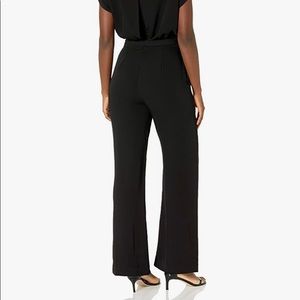 Eliza J Black Cap Tie Jumpsuit